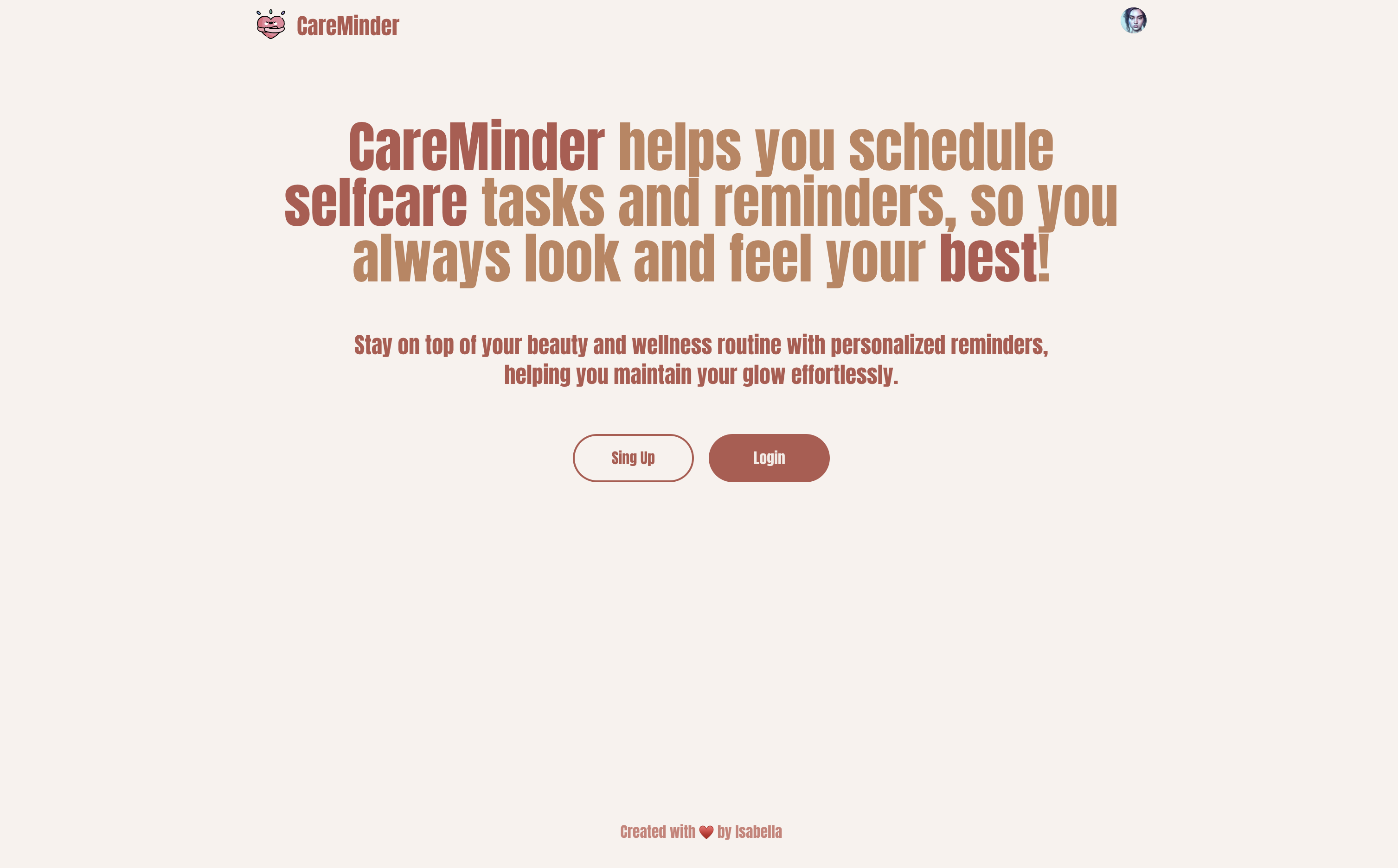 CareMinder demo